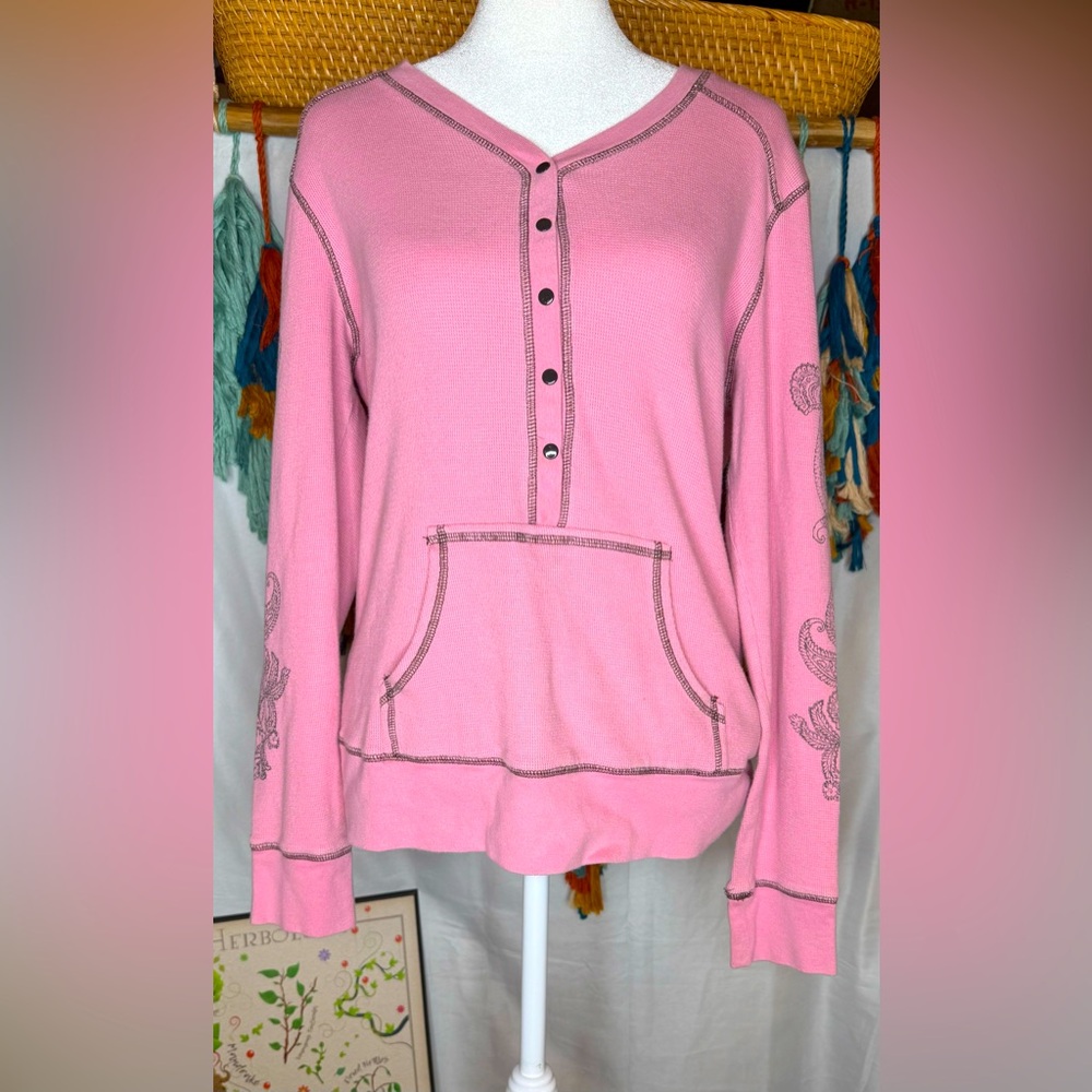SB Active Pink Long Sleeve Activewear Top Size Medium